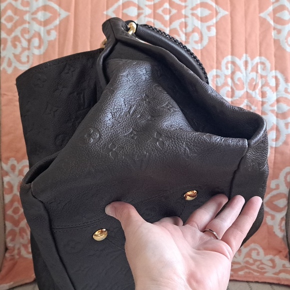 Louis Vuitton Artsy MM chocolate brown empreinte - Picture 6 of 16